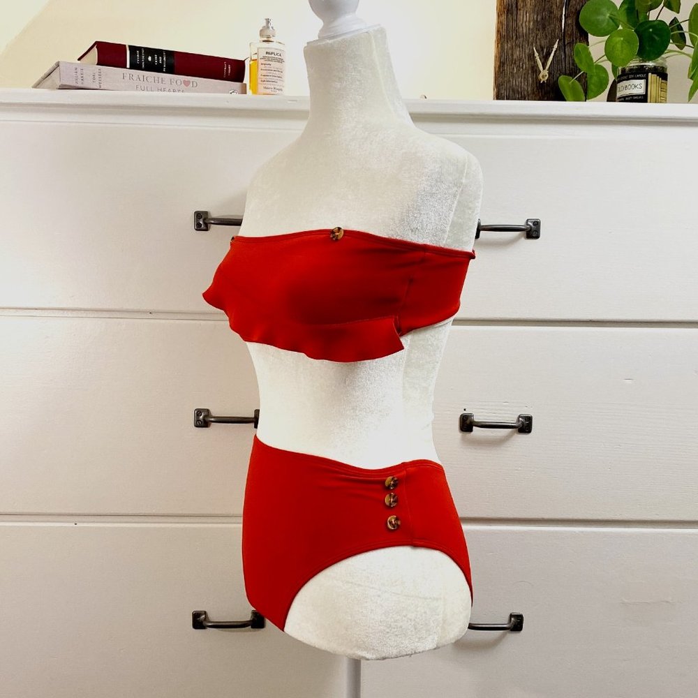 BNWT Topshop Bikini + Red + Size 4/6